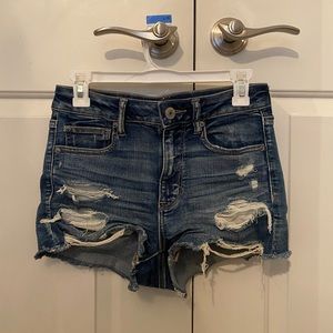 american eagle denim shorts
